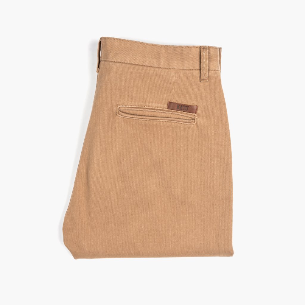 Thursday Axe Slim Fit Chinos Cotton Men's Pants Brown | AU323WNB