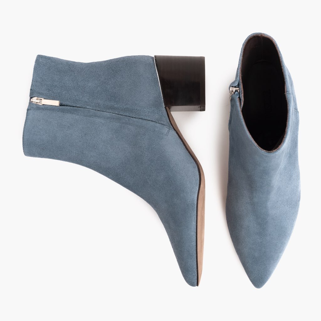 Thursday Boots Luna Suede Women's High Heels Blue | AU193WNB