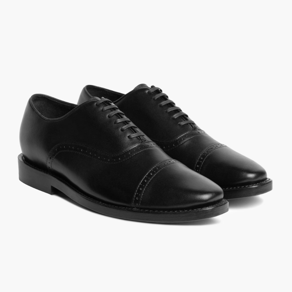 Thursday Broadway Leather Men\'s Dress Shoes Black | AU356XYU