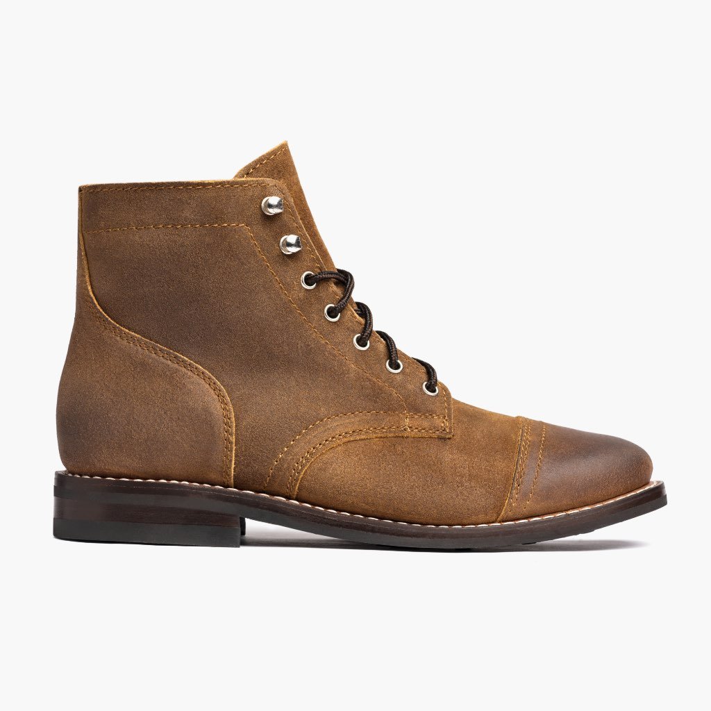 Thursday Captain Suede Men's Lace Up Boots Brown | AU424TCE