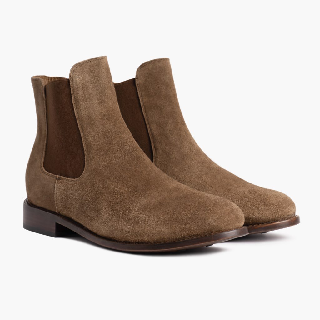 Thursday Cavalier Suede Men\'s Chelsea Boots Brown | AU95CTV