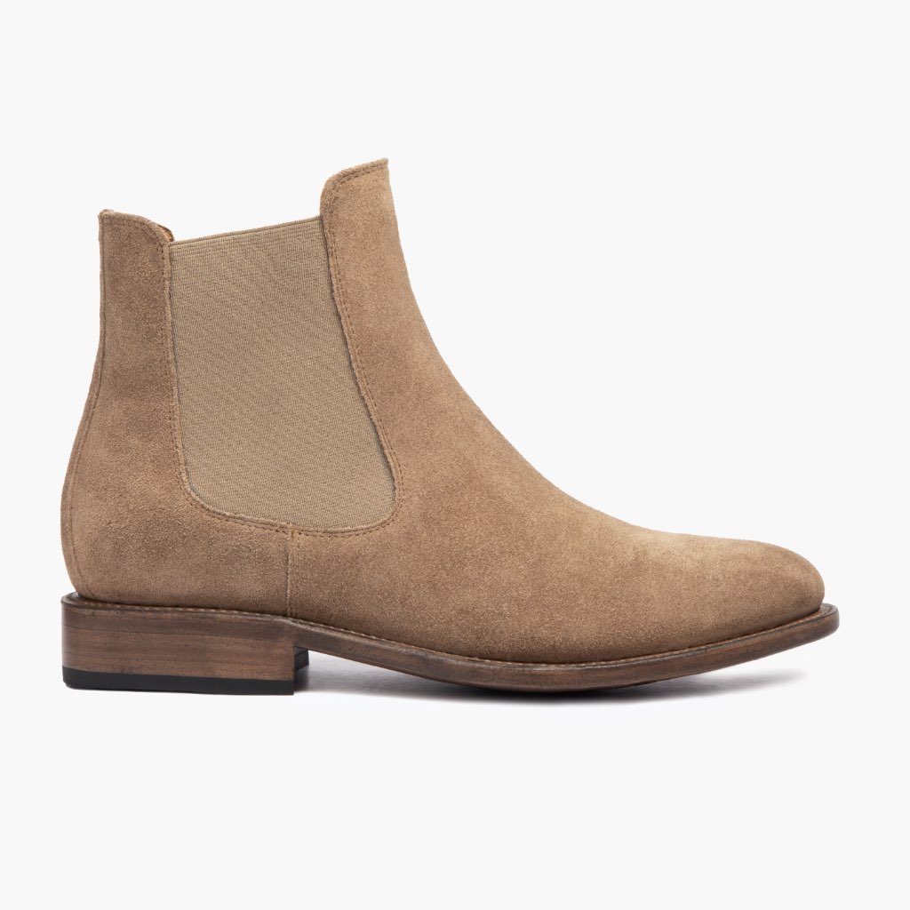 Thursday Cavalier Suede Men's Chelsea Boots Khaki | AU97ZUT