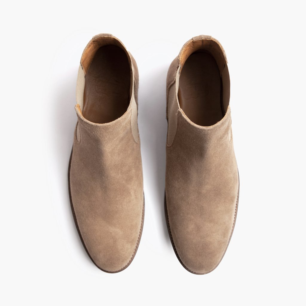 Thursday Cavalier Suede Men's Chelsea Boots Khaki | AU97ZUT