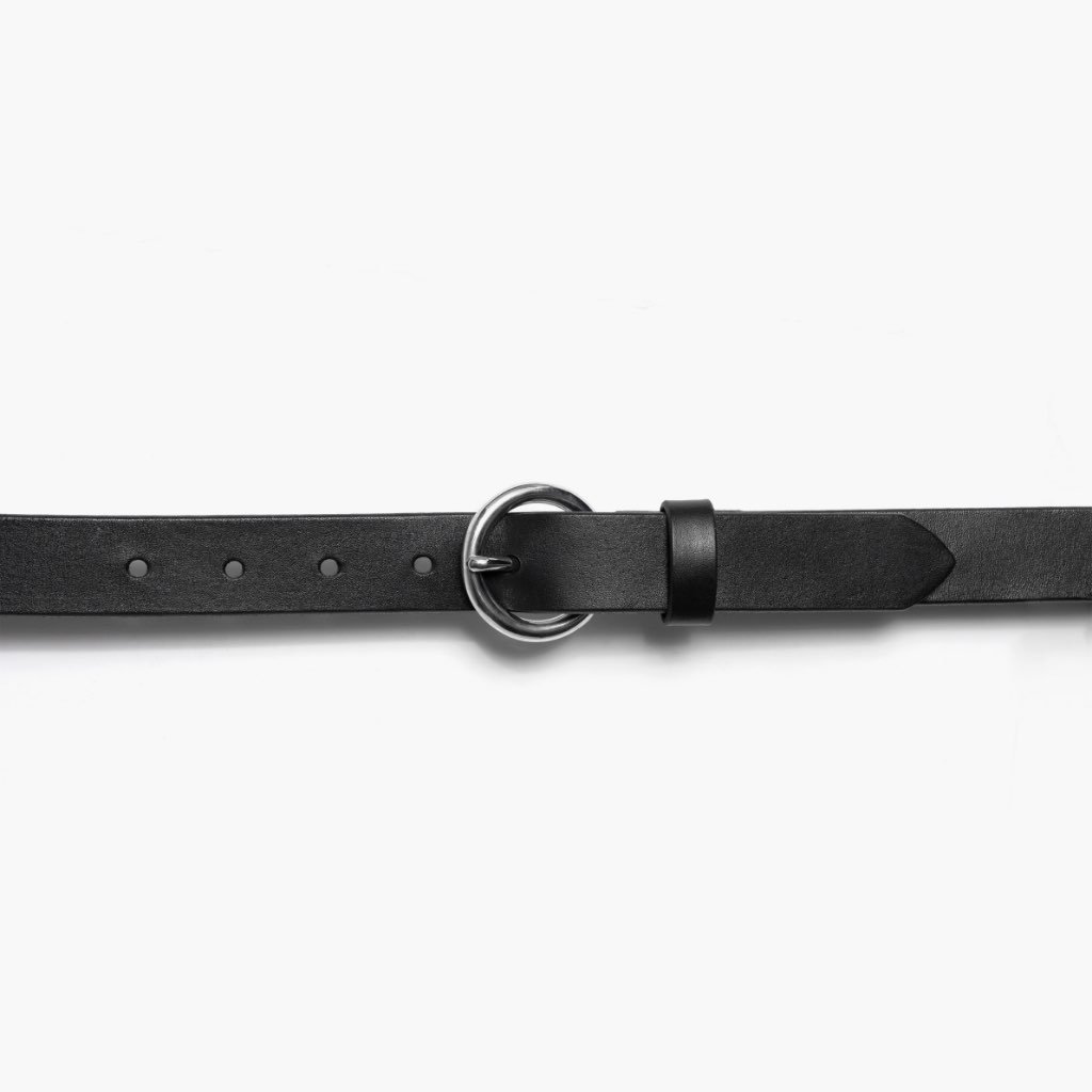 Thursday Circle Leather Women's Belts Black | AU130DFM