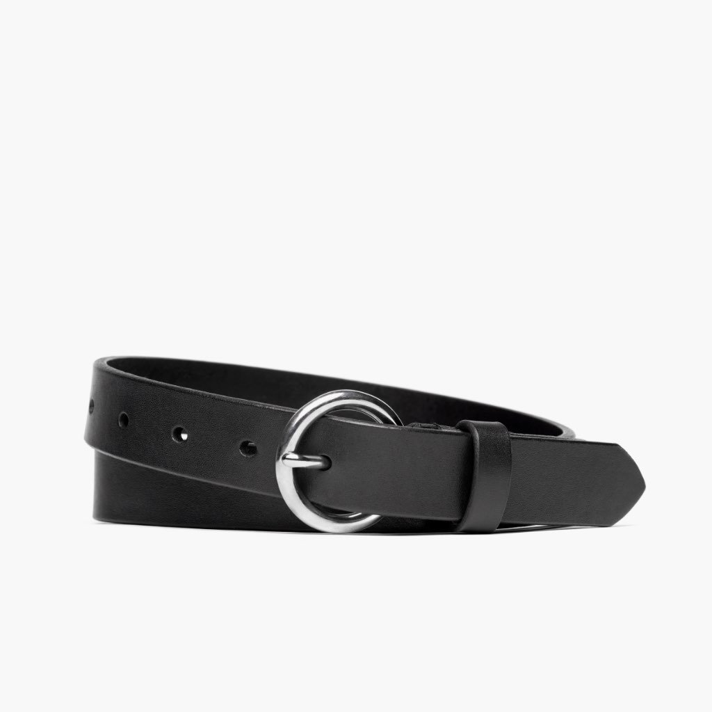 Thursday Circle Leather Women\'s Belts Black | AU130DFM