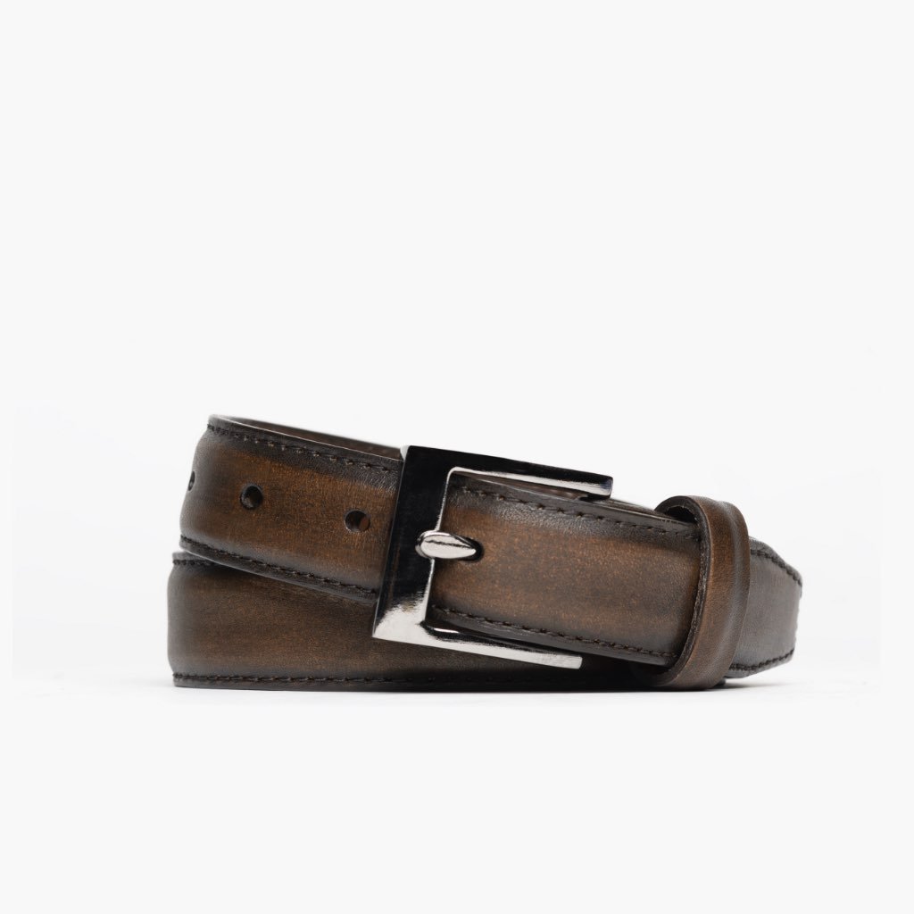 Thursday Classic Leather Men\'s Belts Coffee | AU30OKI