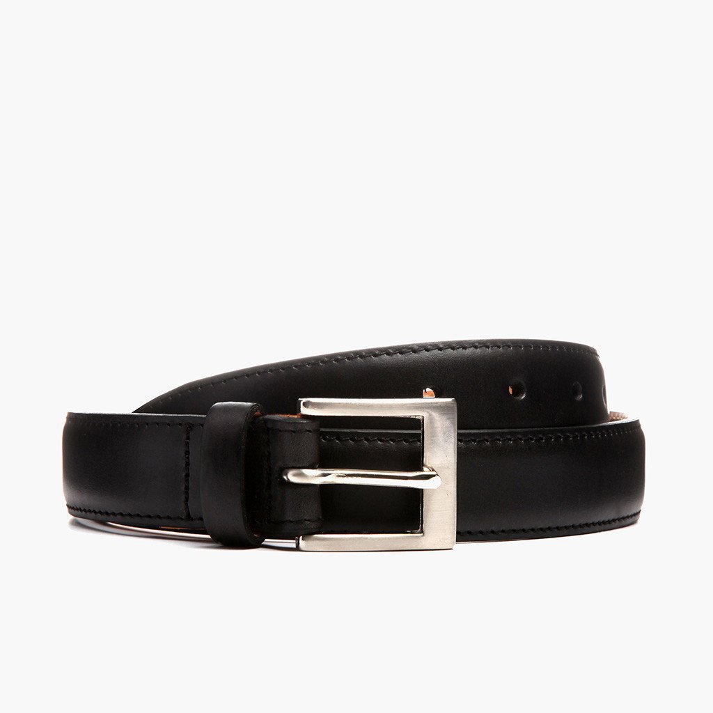 Thursday Classic Leather Rugged Men\'s Belts Black | AU303CTV