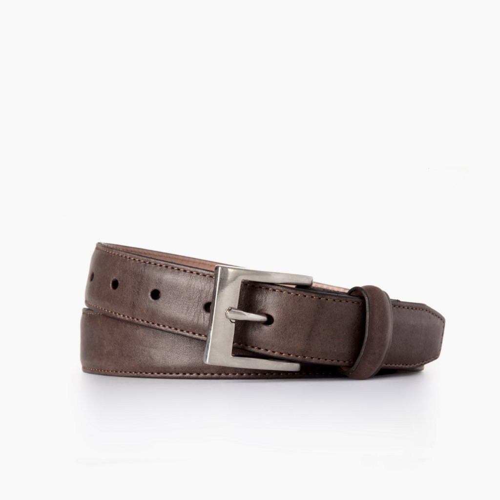 Thursday Classic Leather Rugged Men\'s Belts Coffee | AU304XYU