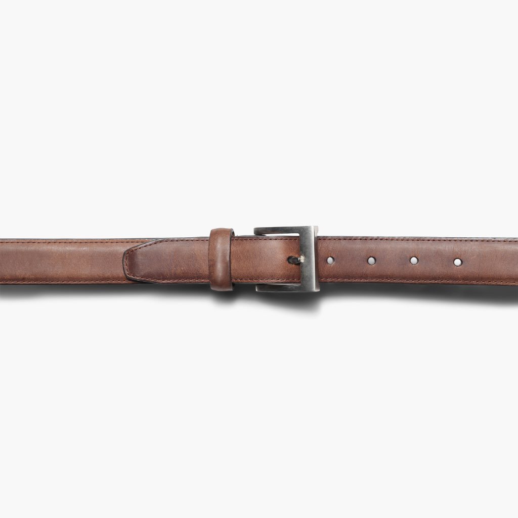 Thursday Classic Leather Rugged Men's Belts Brown | AU305ZUT