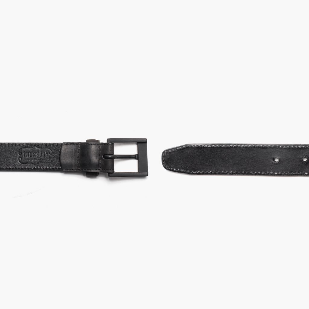 Thursday Classic Leather Rugged & Resilient Men's Belts Black | AU300NWY