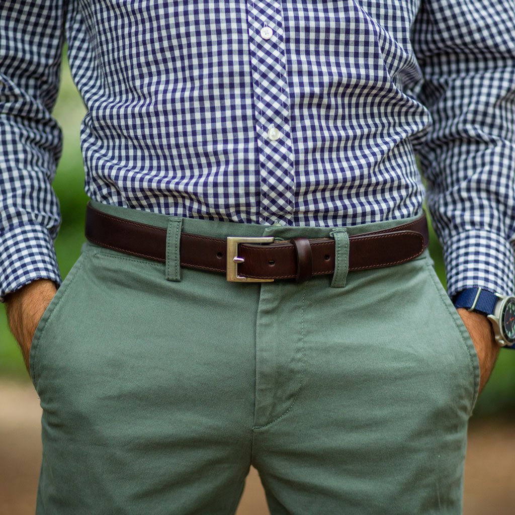 Thursday Classic Leather Rugged & Resilient Men's Belts Coffee | AU301BEX