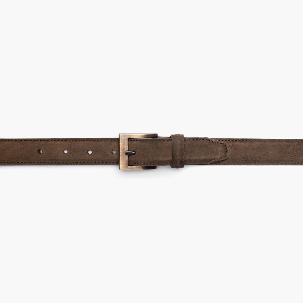 Thursday Classic Suede Men's Belts Brown | AU299MQZ