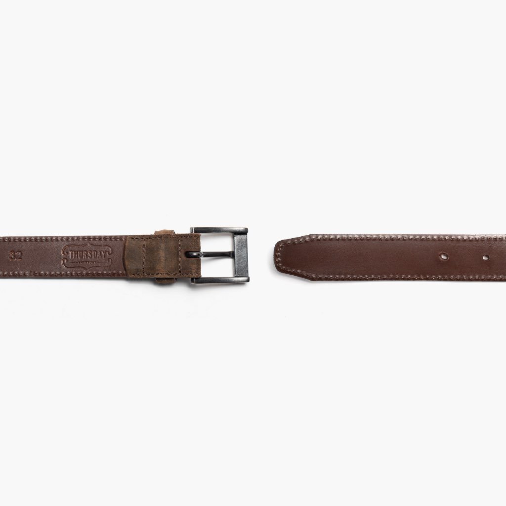 Thursday Classic Suede Men's Belts Brown | AU299MQZ