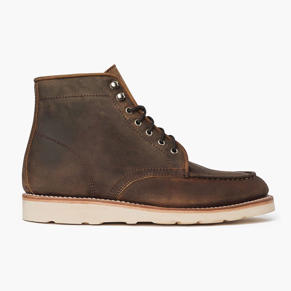 Thursday Diplomat Leather Men's Chukka Boots Brown | AU71ZUT