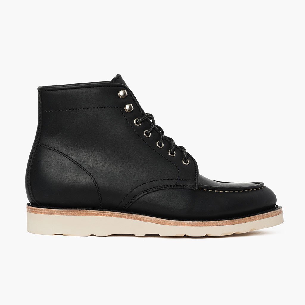 Thursday Diplomat Leather Men's Lace Up Boots Black | AU41BEX