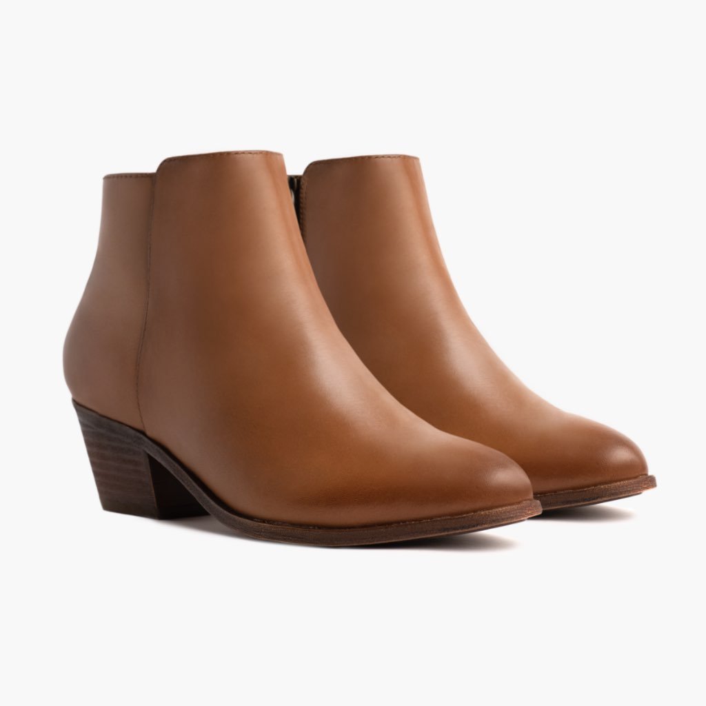 Thursday Downtown Leather Women's Booties Brown | AU167WNB