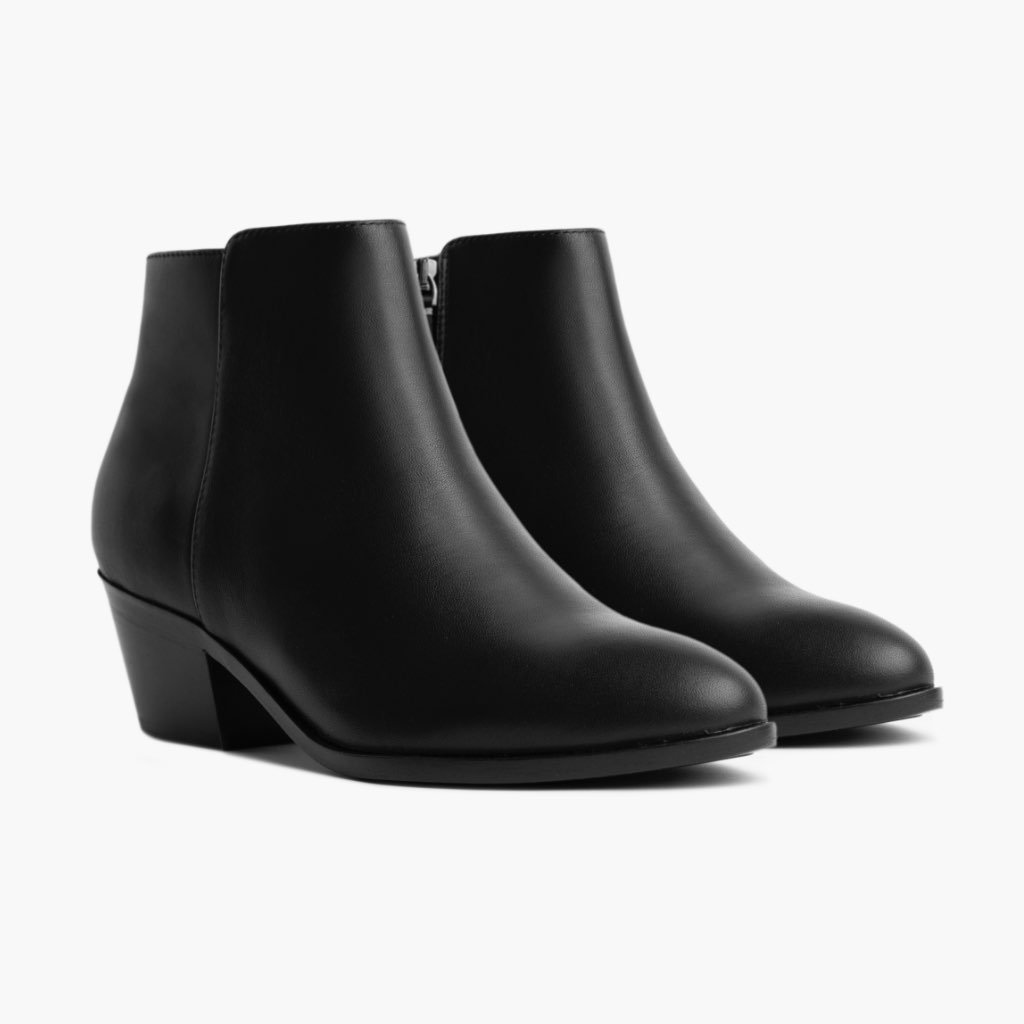 Thursday Downtown Leather Women's Booties Black | AU168QMA