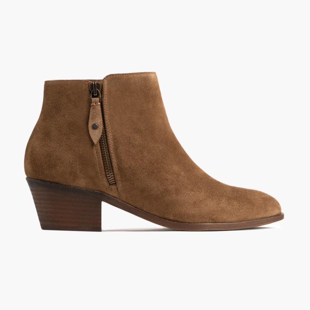 Thursday Downtown Suede Women's Booties Golden / Brown | AU166EBC