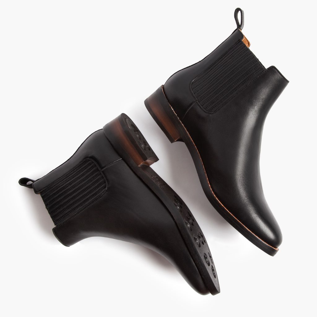 Thursday Dreamer Leather Women's Chelsea Boots Black | AU231HAP