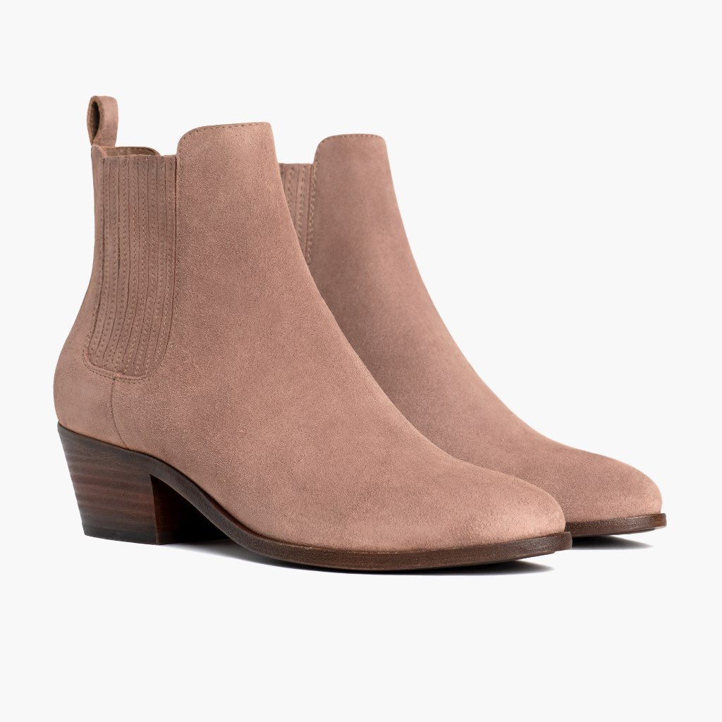 Thursday Dreamer Suede Women's Booties Rose / Brown | AU163YXF