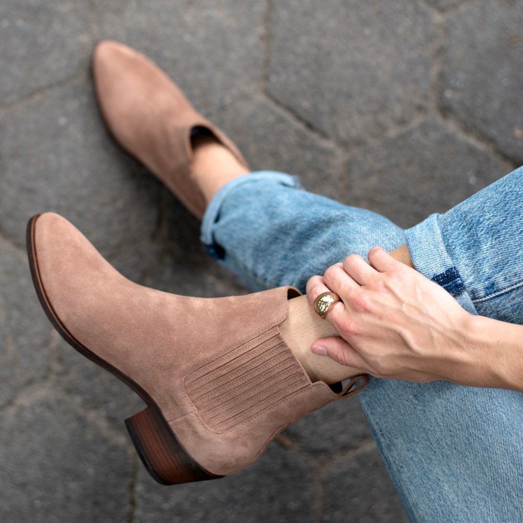 Thursday Dreamer Suede Women's Chelsea Boots Rose / Brown | AU228LIS