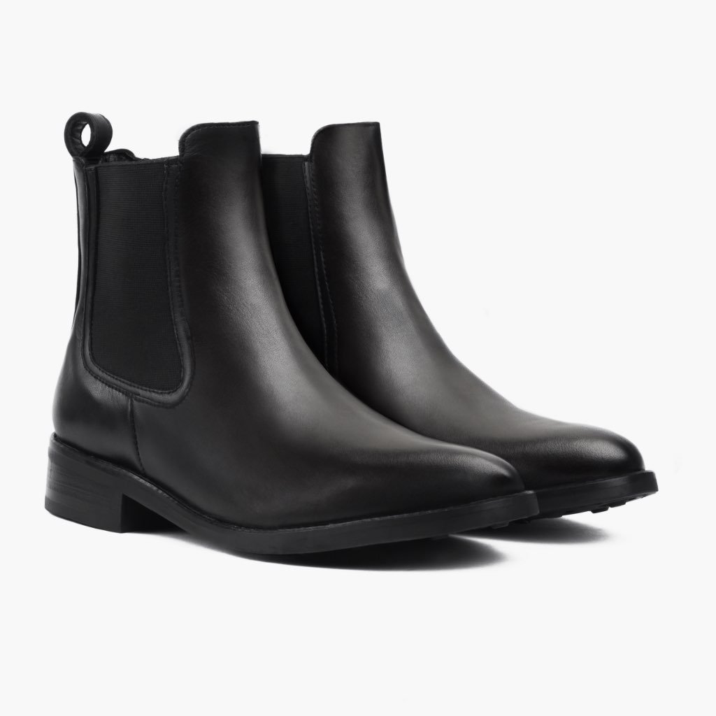 Thursday Duchess Leather Women's Chelsea Boots Black | AU223BEX