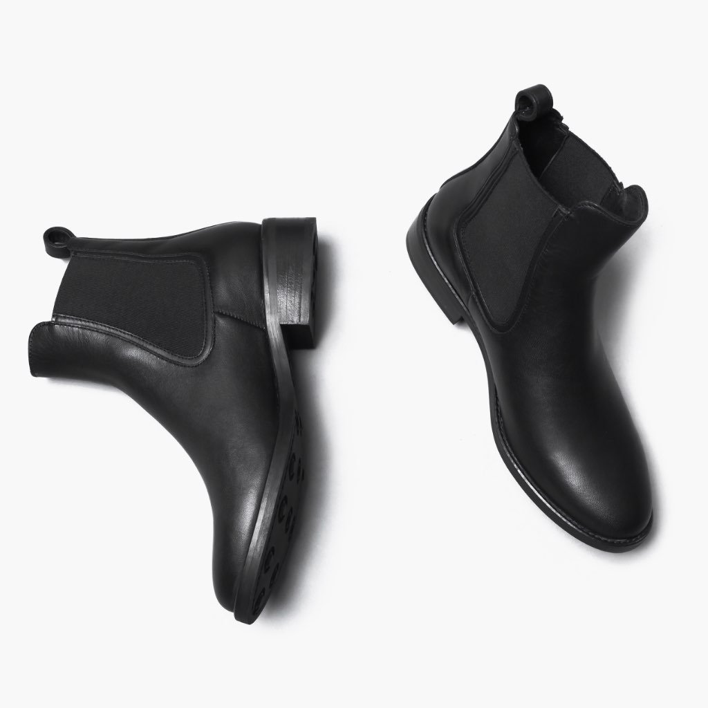 Thursday Duchess Leather Women's Chelsea Boots Black | AU223BEX