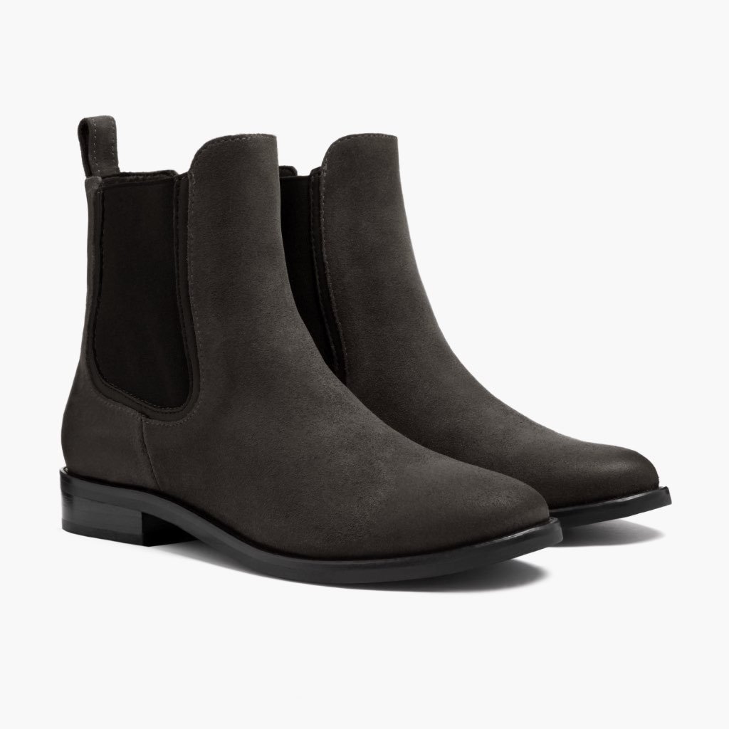 Thursday Duchess Suede Women's Chelsea Boots Grey | AU220QMA