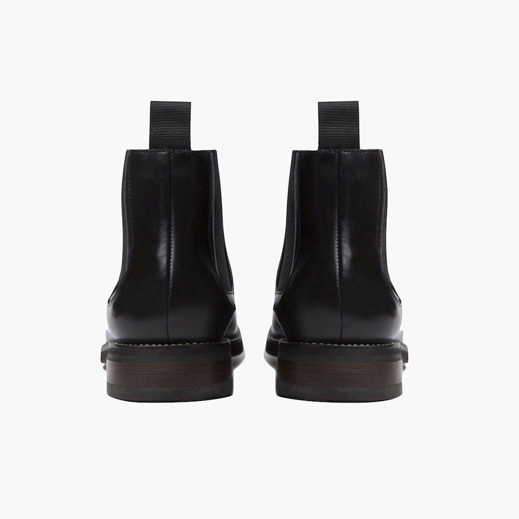 Thursday Duke Leather Men's Chelsea Boots Black | AU93BEX