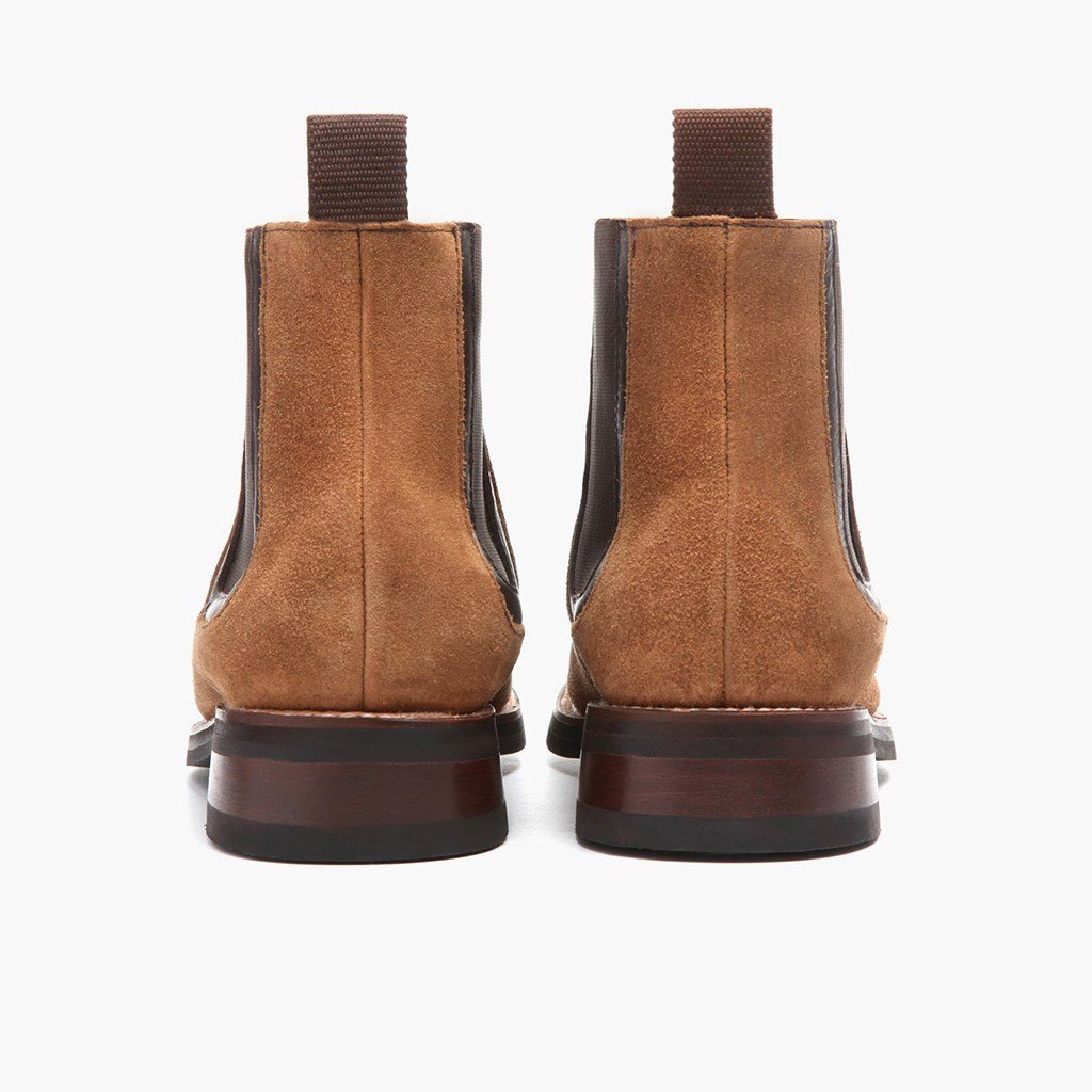 Thursday Duke Suede Men's Chelsea Boots Brown | AU91MQZ