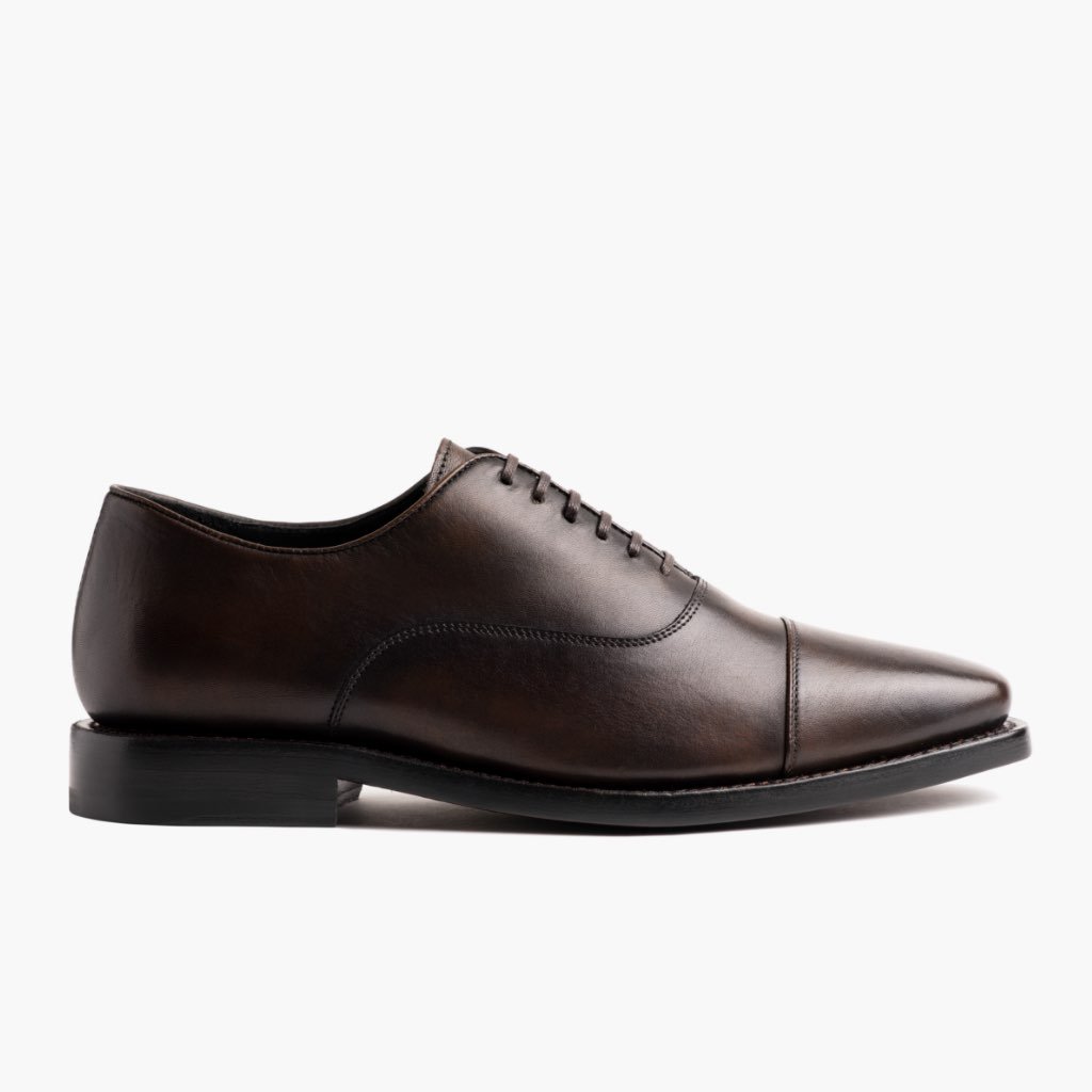 Thursday Executive Leather Classic Men's Dress Shoes Coffee | AU351MQZ