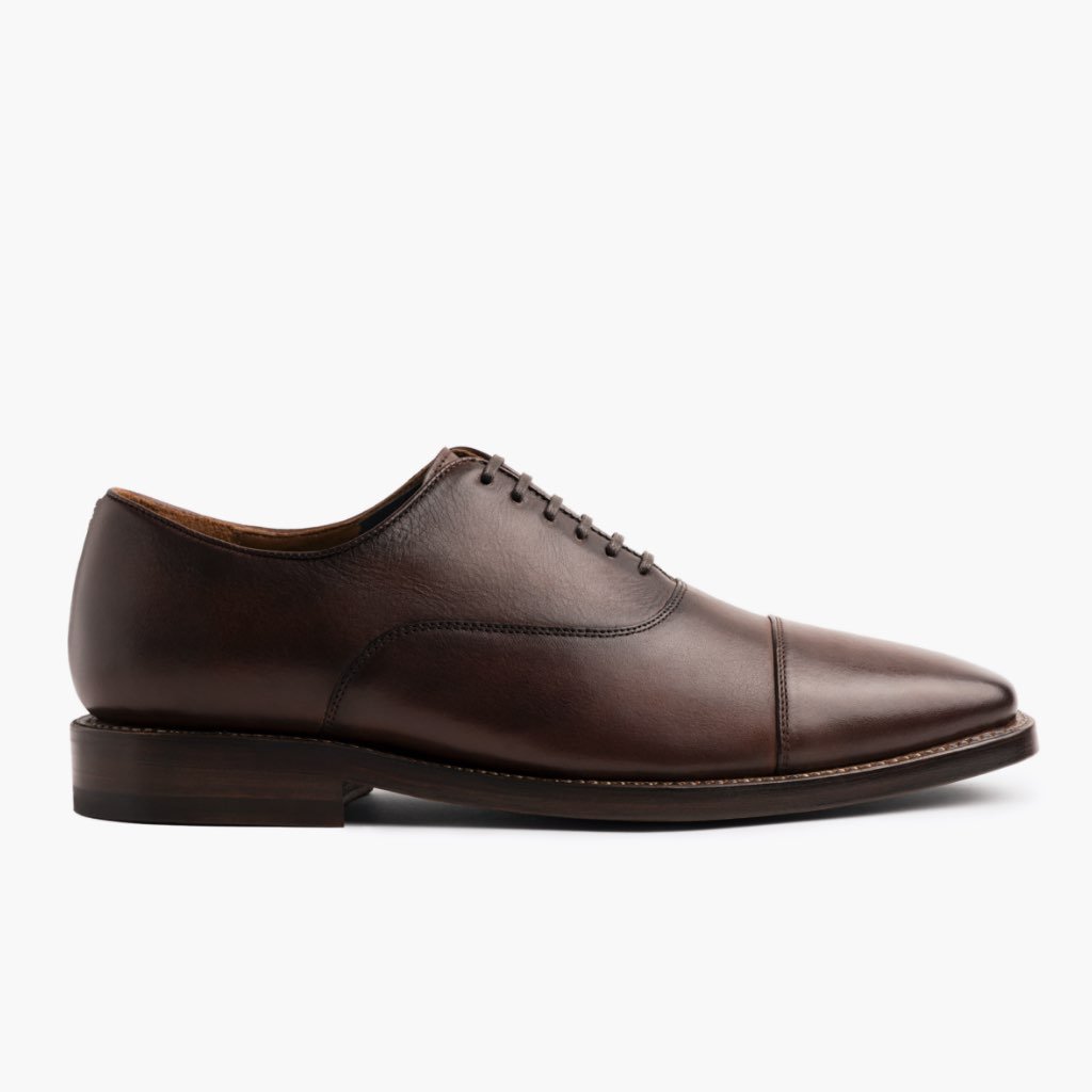 Thursday Executive Leather Classic Men's Dress Shoes Brown | AU352NWY