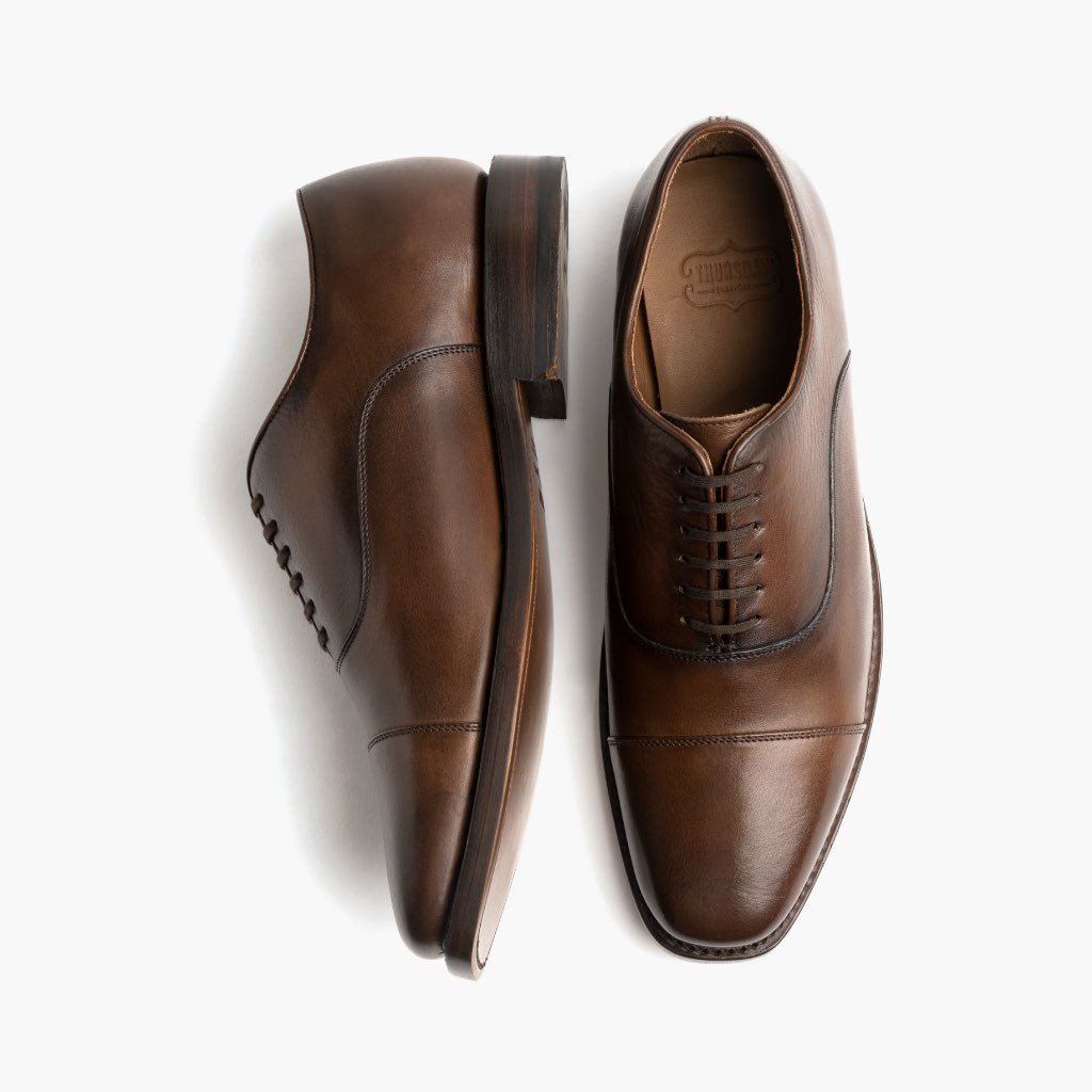 Thursday Executive Leather Rugged & Resilient Men's Dress Shoes Coffee | AU349WNB