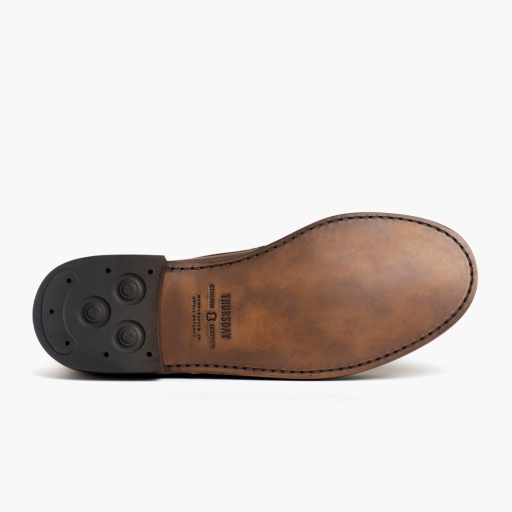 Thursday Handsewn Leather Classic Men's Loafers Coffee | AU335HAP