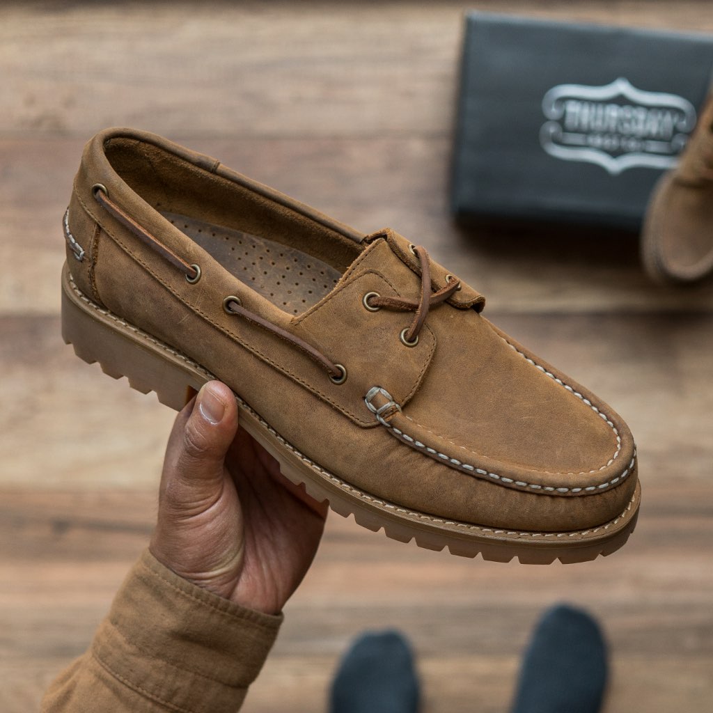 Thursday Handsewn Leather Classic Men's Loafers Brown | AU336GSO