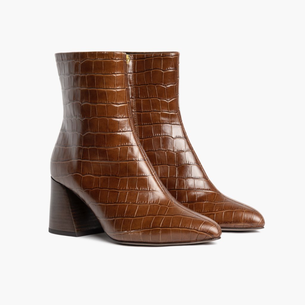 Thursday Heartbreaker Leather Women's Boots Brown | AU149ZUT