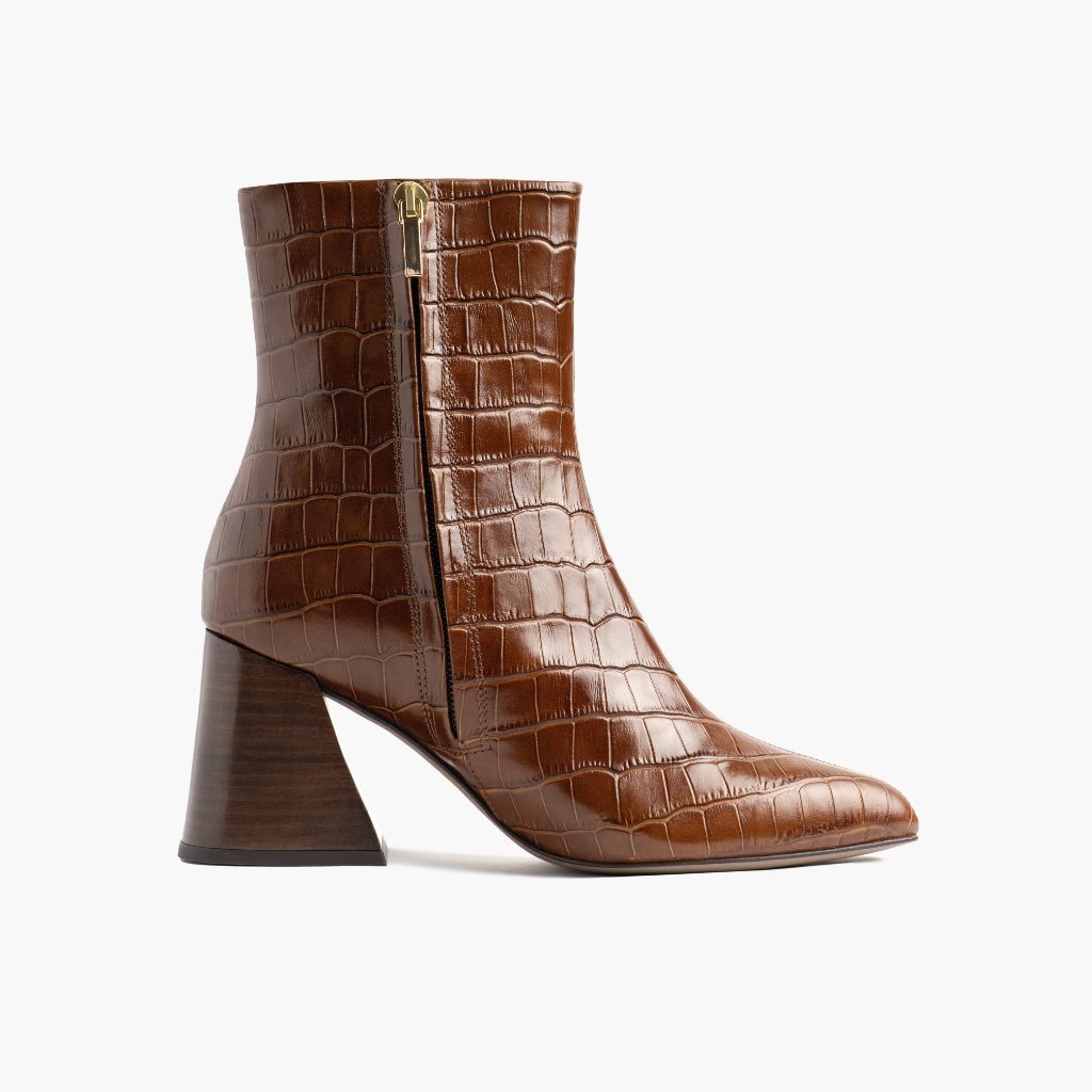 Thursday Heartbreaker Leather Women's Boots Brown | AU149ZUT