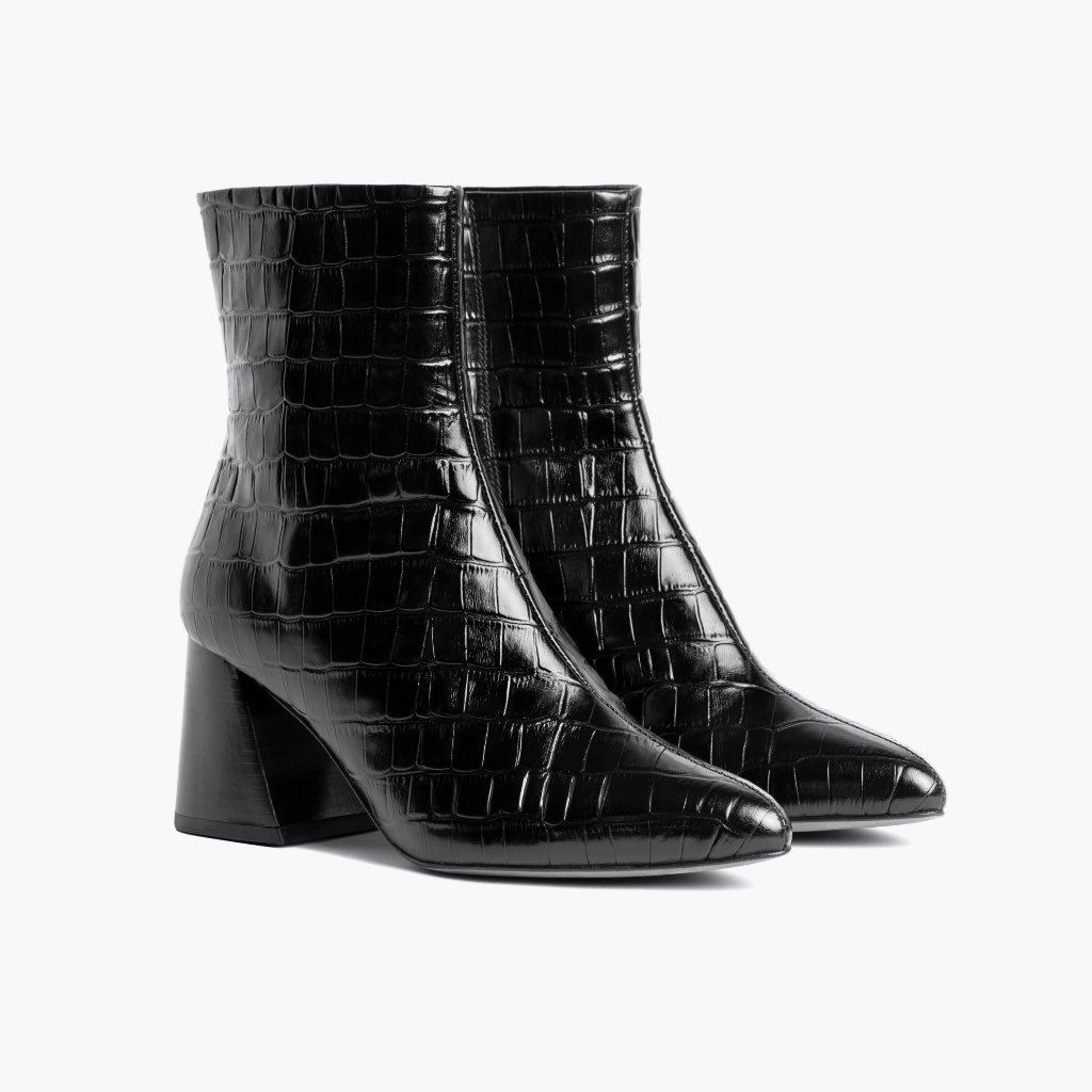 Thursday Heartbreaker Leather Women's Boots Black | AU14NWY