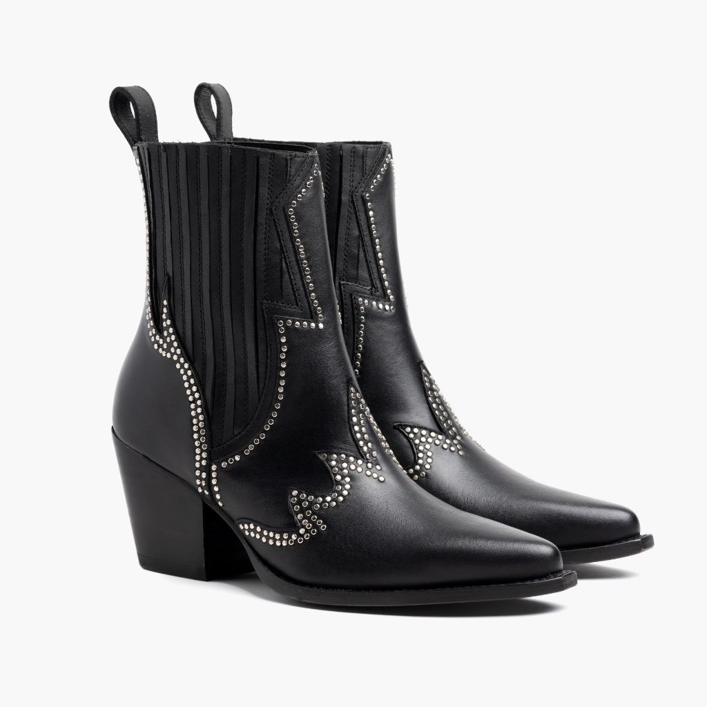 Thursday Icon Leather Women's Chelsea Boots Black | AU217RVD