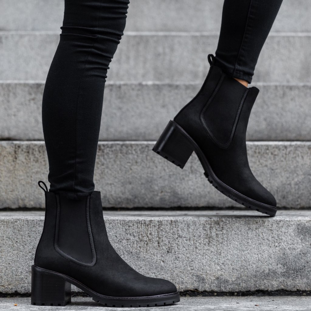 Thursday Knockout Leather Women's Boots Black | AU145BEX