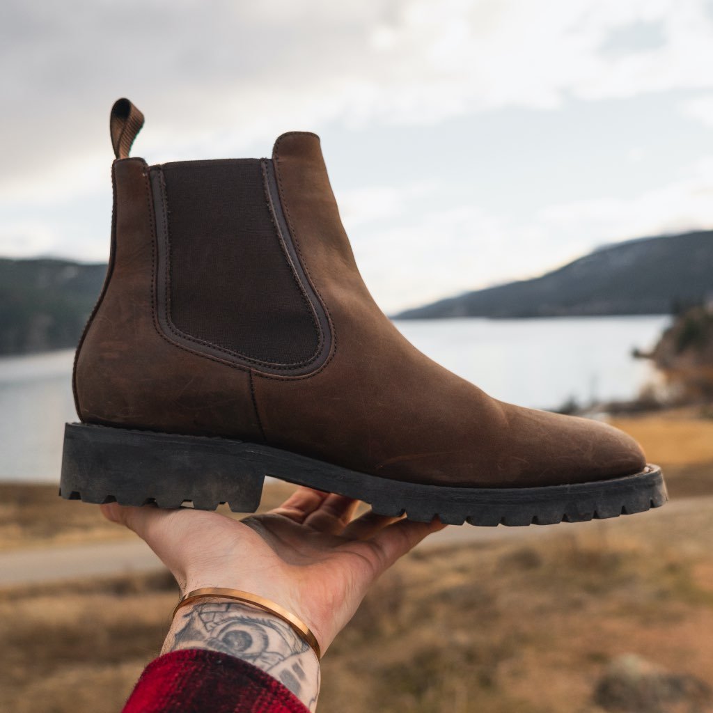 Thursday Legend Leather Men's Chelsea Boots Brown | AU86TCE