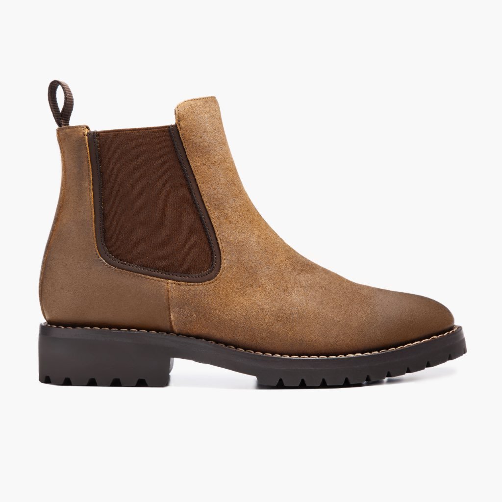 Thursday Legend Suede Men's Chelsea Boots Brown | AU83ILH