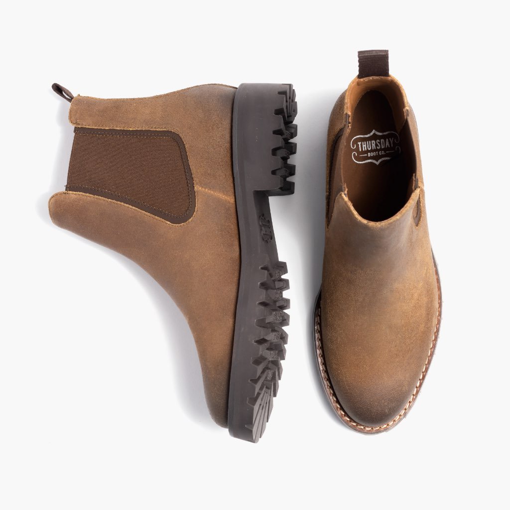 Thursday Legend Suede Women's Chelsea Boots Brown | AU206GSO