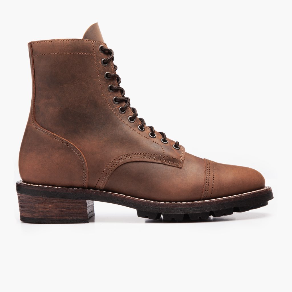 Thursday Logger Leather Men's Boots Brown | AU390DFM15