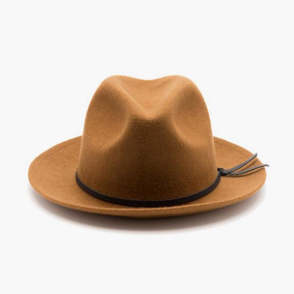 Thursday Luke Fedora Wool Men's Hats Brown | AU283HAP