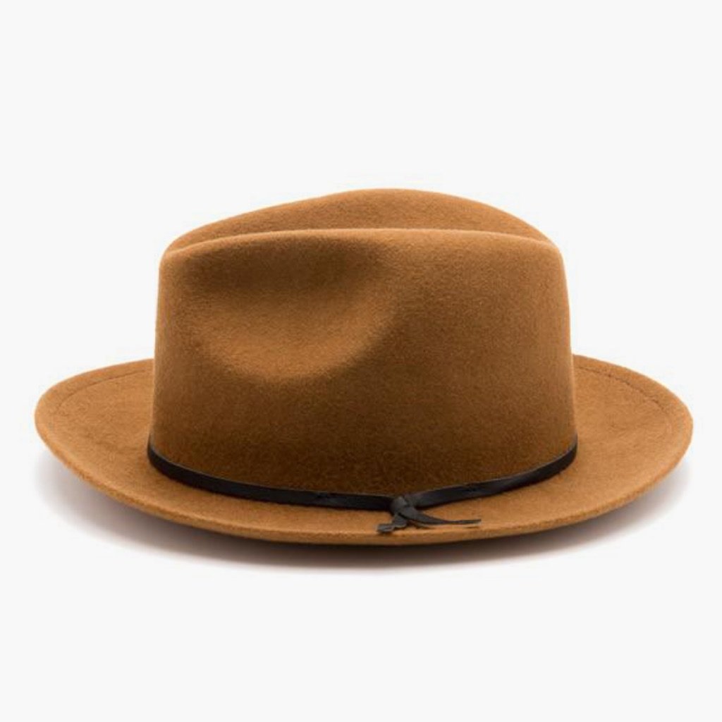 Thursday Luke Fedora Wool Men's Hats Brown | AU283HAP