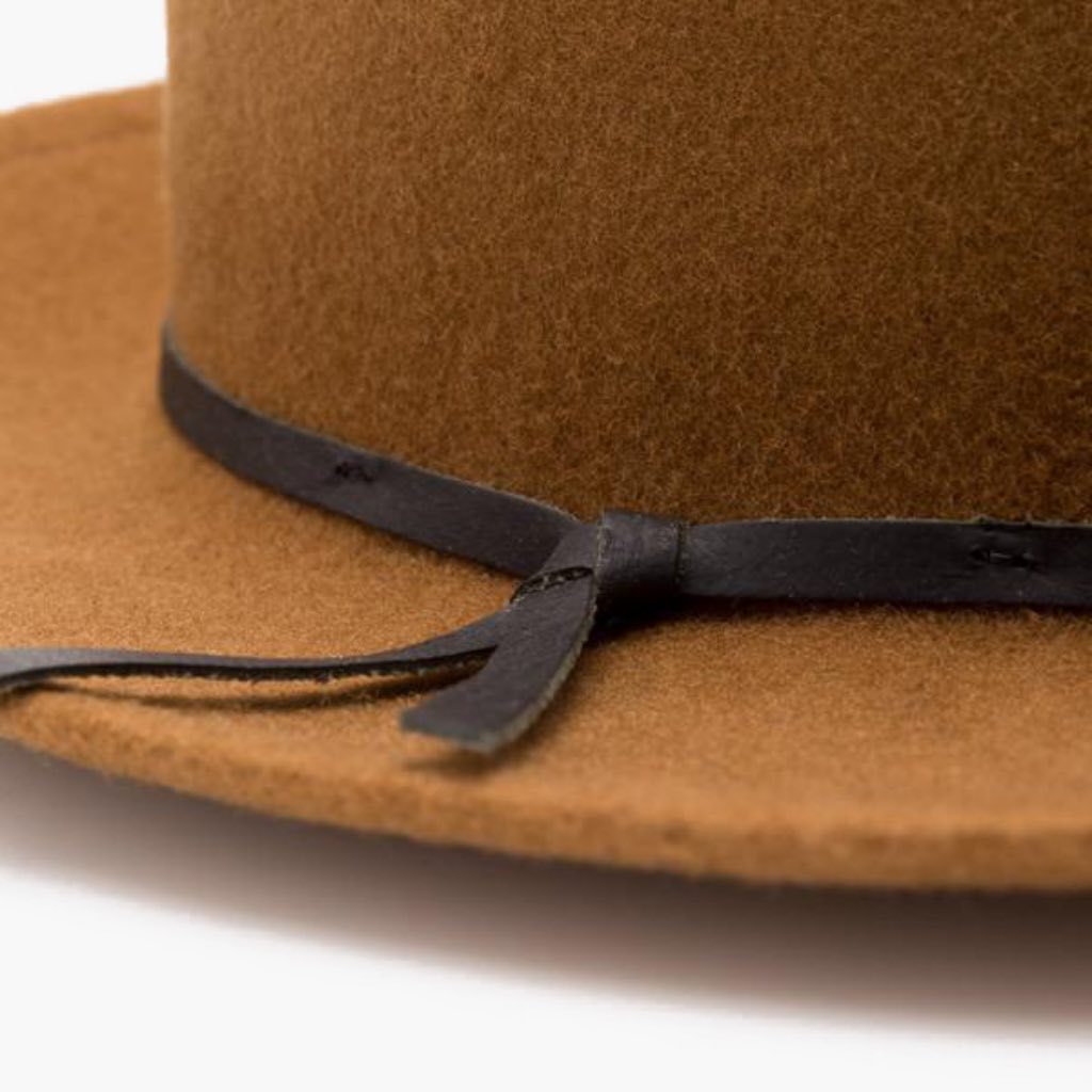 Thursday Luke Fedora Wool Men's Hats Brown | AU283HAP