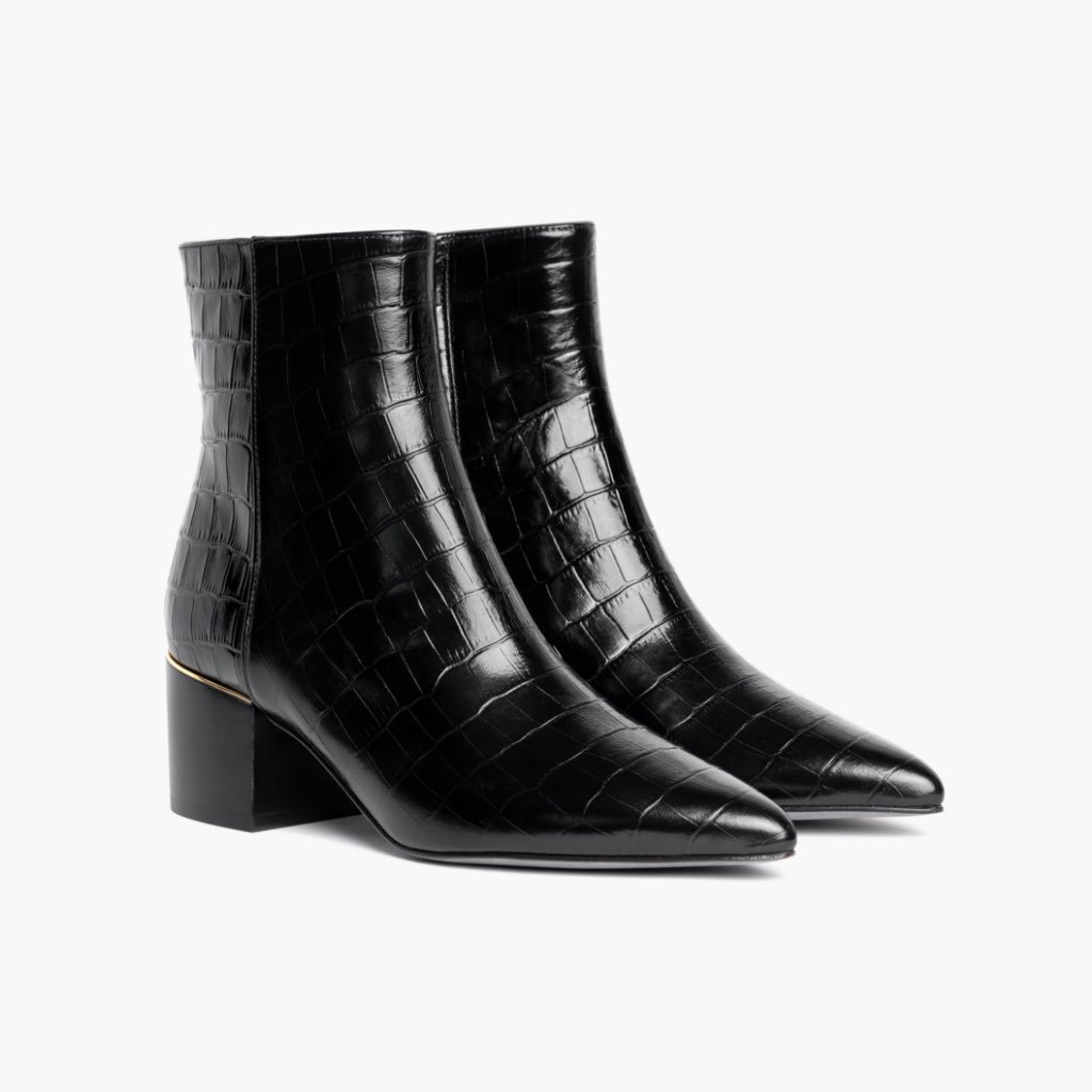 Thursday Luna Leather Women's Boots Black | AU138TCE