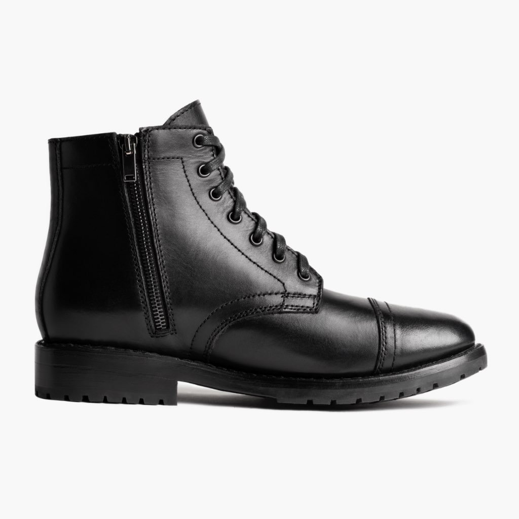 Thursday Major Leather Men's Boots Black | AU390DFM14