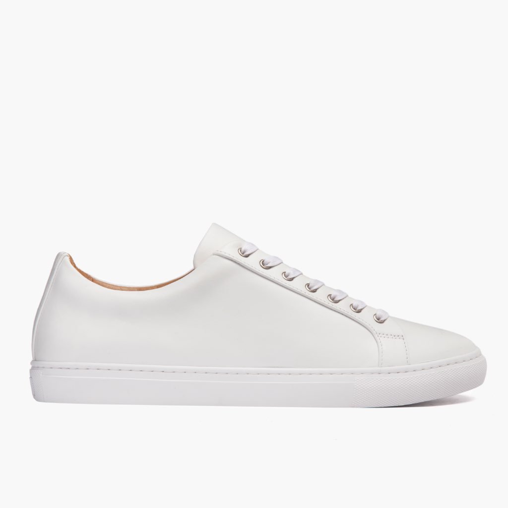 Thursday Premier Low Tops Leather Classic Men's Sneakers White | AU366AHK